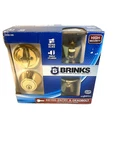 Brinks Locking Door Knob With Dead Bolt Tulip Polished Brass 2102 105. Fixed Price $25.00.