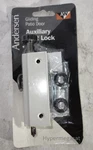 Andersen White 200 400 Series Gliding Sliding Patio Door Auxiliary Foot Lock. Fixed Price $29.00.