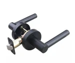 Westcraft Premier Round Rod Lever Privacy Door Lock In Matte Black. Fixed Price $25.00.