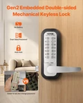 Mechanical Keyless Entry Door Lock, 14 Sliver. Fixed Price $80.74.