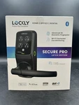 Lockly Smart Wifi Lever Latch W/ 3D Fingerprint, Keypad Mobile App Matte Black. Fixed Price $269.99.