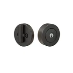 Yale Home Flat Round Single Cylinder, Black Suede Deadbolt. Fixed Price $61.57.