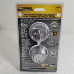 Brinks Commercial Silver Single Cylinder Deadbolt BC40055 New. Fixed Price $28.00.