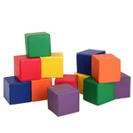 12-PIECE 8" Pu Foam Big Building Blocks Colorful Soft Play Set For Kids. Fixed Price $69.49.