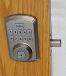 Kwikset Powerbolt Keypad Electronic Deadbolt Satin Nickel 9250TRS15 #8LO. Fixed Price $20.49.