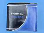 Pamex Contemporary Deadbolt Model FDS24 Chrome. Fixed Price $19.99.