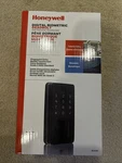 Honeywell Matte Black Touchscreen Keypad Electronic Deadbolt Lock 8635302. Fixed Price $150.00.