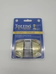 Toledo Single Cylinder Deadbolt Polished Brass New PACKAGE..7. Fixed Price $5.14.