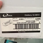 Ultra Hardware Lock Keeper 41001 White For Storm Doors Metal 6 Pack. Fixed Price $36.72.