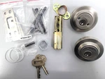 Baldwin Double Cylinder Deadbolt Satin Nickel. Fixed Price $32.50.