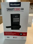 Kwikset Smartcode Iron Black Electronic Lever Keypad Lock. Fixed Price $95.00.