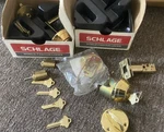 2 Schlage B660P Deadbolts With Primus High Security Cylinder. Fixed Price $390.00.