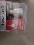 Gatehouse Brushed Stainless Steel Finish Turn Lock Keyed Entry 0117987. Set Of 2. Fixed Price $49.00.