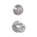 New Defiant Saturn Stainless Steel Combo Pack With Single Cylinder Deadbolt. Fixed Price $24.00.