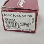 Kwikset 96659-003 Double Cylinder Deadbolt Satin Nickel Open Box Please Read. Fixed Price $16.96.