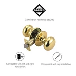 Design House Cambridge Passage Brass Door Knob In Polished. Fixed Price $35.44.