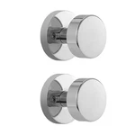 Naubea 2 Pack Polished Chrome Dummy Door Knobs Interior, Modern Round. Fixed Price $67.34.