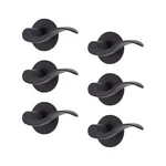 Brinks 6-PACK Matte Black Transitional Indoor Passage Wave Lever &#. Fixed Price $172.51.