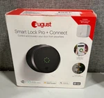 August AUG-SL03-C02-G03 Smart Lock Pro Plus Connect Hub Electronic Dark Gray. Fixed Price $97.49.