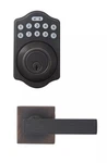 Amazon Basics Traditional Electronic Keypad Deadbolt Door Lock W/passage Oil. Fixed Price $64.99.