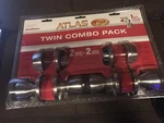 Atlas Home Security Twin Combo Pack 2 Entry Locks And Dead Bolts. Fixed Price $65.00.