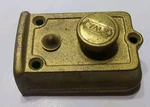 Vintage Yale Security Deadbolt Door Latch Rim Lock Cast Iron & Brass Broken. Fixed Price $12.94.