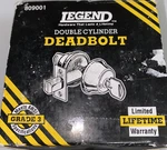 Legend Dead Bolt Double Cylinder Lock Set W/keys. Polished Brass. Brand New.. Fixed Price $22.00.