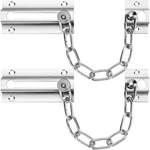 2 Pack Chain Lock, Stainless Steel Locks For Inside Door, Premium. Fixed Price $9.80.