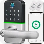 Kucacci Smart Door Lock Fingerprint Keyless Entry Keypad Bluetooth Silver Z1. Fixed Price $42.49.