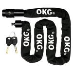 Okg Bike Lock - Foot, 1/4 Inch Thick Square Cut Proof Chain, Hardened.... Fixed Price $46.45.