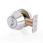 Double Keyed Deadbolt Lock On Both Sides, 2-WAY Adjustable Cylinder D.... Fixed Price $31.08.