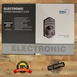 Shield Security Electronic Keypad Deadbolt Lock Satin Nickel 131359 - New. Fixed Price $23.99.