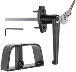 Shed Door Latch L-handle Lock Kit With Keys, 4-1/2" Stem Barn. Fixed Price $18.49.