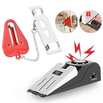 Mbbest Portable Door Lock & Stop Alarm,dual Protection Red/black. Fixed Price $19.99.