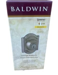 Baldwin Prestige Round Satin Nickel Single Cylinder Deadbolt Smartkey 93800-011. Fixed Price $29.99.