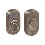 Schlage BE365PLY626 BE365VPLY626 Plymouth Keypad Deadbolt, Satin Chrome. Fixed Price $213.48.