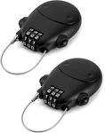 2 Pack Retractable Cable 3 Digit Combination Security Luggage Locks Travel!. Fixed Price $16.57.