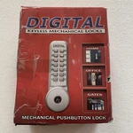 Lockey 2500 Jbka Mechanical Digital Push Button Bolt Sliding Door With Keys. Fixed Price $199.49.