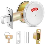 1 Pcs Vacant Occupied Bathroom Lock Deadbolt With Occupancy Indicator 304 Sta.... Fixed Price $73.42.