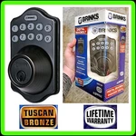 Brinks Digital Keypad Electronic Deadbolt Tuscan Bronze 2680-150 Brand New. Fixed Price $69.99.