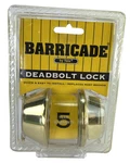 Barricade Brass Gold Deadbolt Lock By Yale With 2 Keys - New Packaging. Fixed Price $14.20.