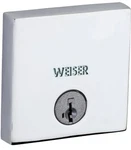 Weiser Low Profile Single Cylinder Sqaure Deadbolt Polished Chrome. Fixed Price $50.95.