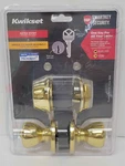 Kwikset 96900-419 Single Cylinder Keyed Entry Deadbolt Combo -polished Brass. Fixed Price $34.99.