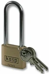 Kasp Security - Premium Brass Padlock Keyed Alike, Long Shackle 40 X 63MM. Fixed Price $61.95.