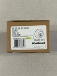 Kwikset Single Cylinder Deadbolt- Satin Chrome 9600-715. Fixed Price $17.99.