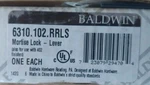 Baldwin Mortise Lock Lh 6310 102 Rrls Commercial Storeroom Brass Available. Fixed Price $109.88.