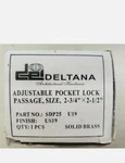 Deltana SDP25U19 1/2-INCH X 3/4-INCH Passage Pocket Locks Paint Black. Fixed Price $59.70.