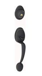 Schlage JH58-BAR 716 Aged Bronze Single Cylinder Barcelona Handleset. Fixed Price $34.95.