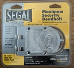 Segal Maximum Security Deadbolt 15323 Solid Bronze For Metal Wood Frames. Fixed Price $80.00.