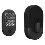 Schlage Remsen Matte Black Electronic Arrive Smart Wifi Deadbolt. Fixed Price $155.00.